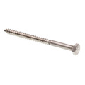 Prime-Line Hex Lag Screw 1/4in X 3-1/2in Grade 18-8 Stainless Steel 25PK 9055211